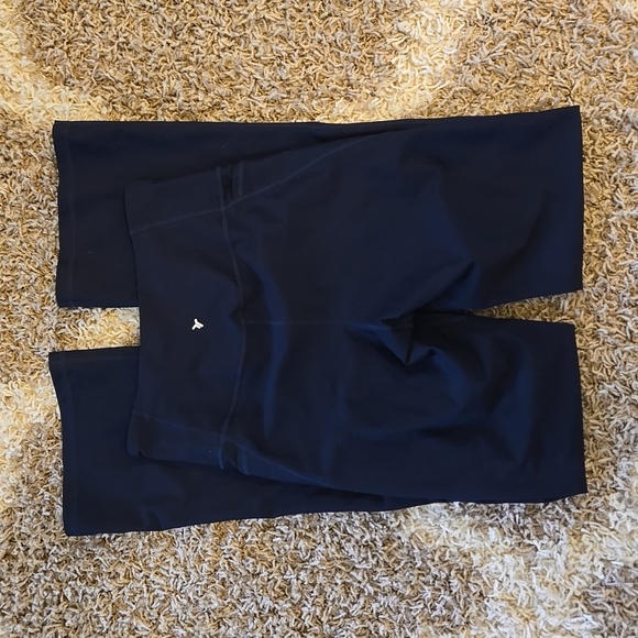 Old Navy Active Powersoft High Rise Slim Boot-Cut Leggings Navy Blue TALL - Picture 3 of 6